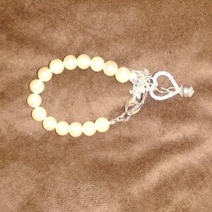 Chicos Faux Pearl Bracelet